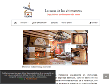 Tablet Screenshot of chimeneastalaya.com